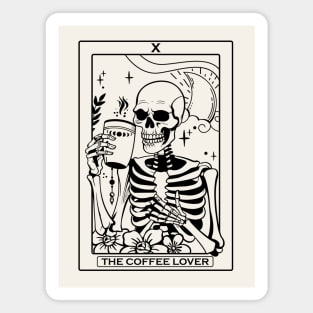 Tarot Card The Coffee Lover Magnet